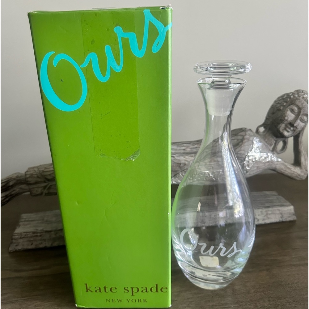NIB KATE SPADE ♠️ “TWO OF A KIND” DECANTER
